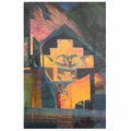 Abstrakte Konstruktion – Frühwerk von Fritz Kreidt (40 x 70 cm)