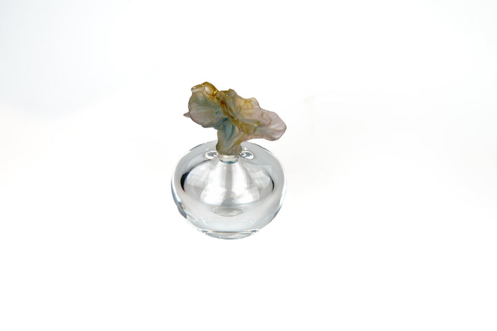 Daum Nancy Deckeldose – Serie mit floraler Glaskunst