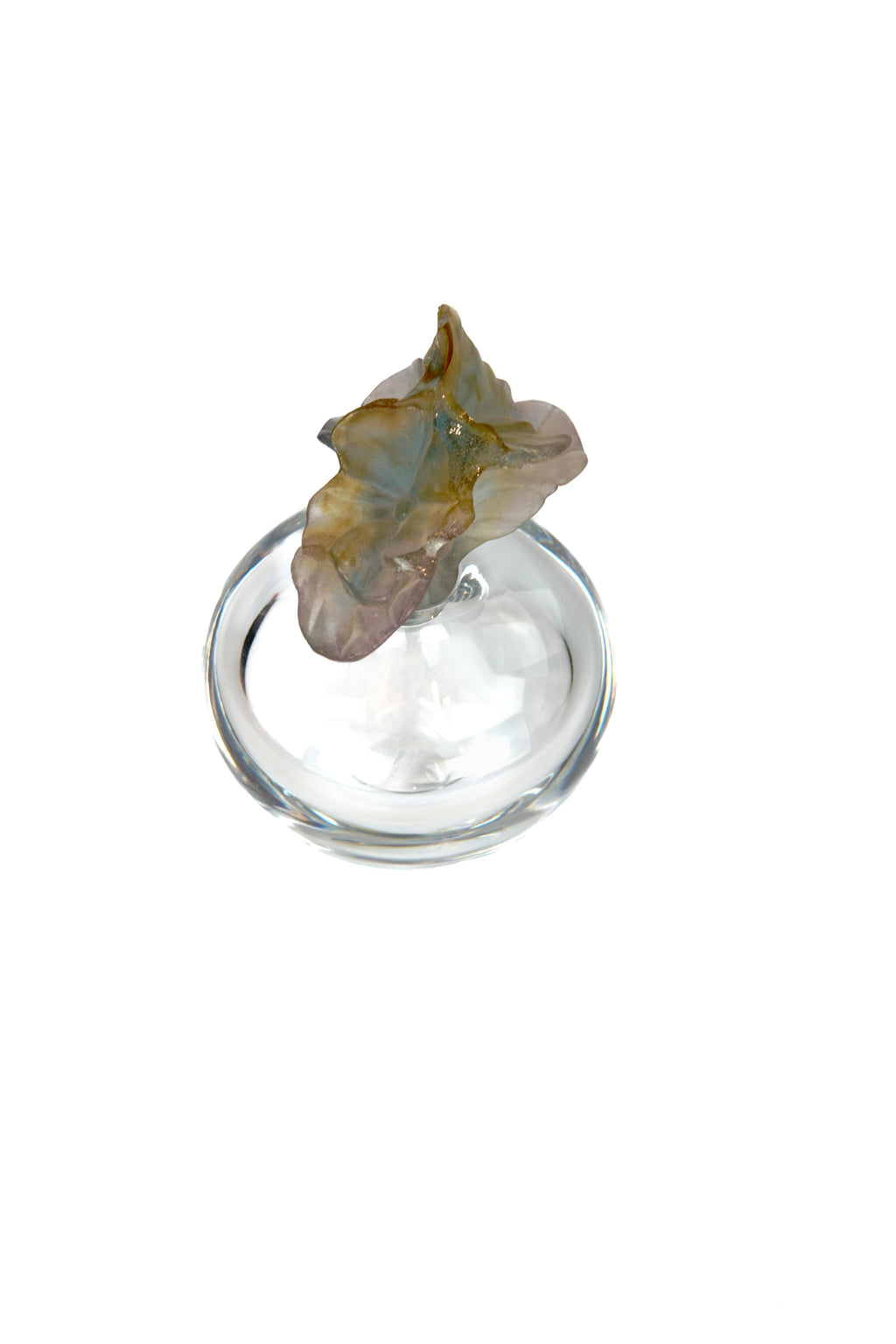 Daum Nancy Deckeldose – Serie mit floraler Glaskunst