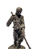 Glasbläser aus Bronze wohl um 1920